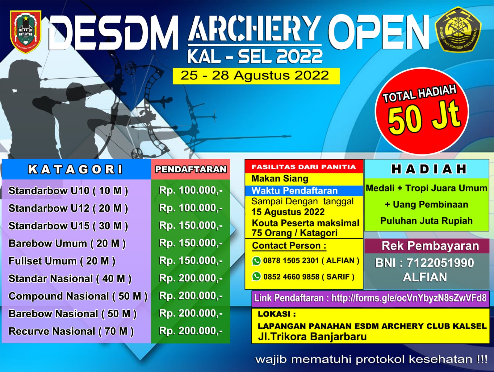 DESDM Archery Open 2022 KalSel